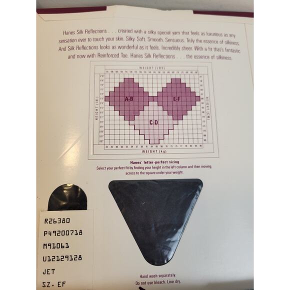 New 4 VTG Hanes Silk Reflections Silky Sheer Sandalfoot Pantyhose & Stockings - Picture 9 of 10